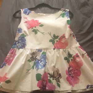 Kate Spade peplum top